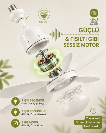 Ventilight Fanlı Led Lamba Pro - Tavan Vantilatörü Dreamview