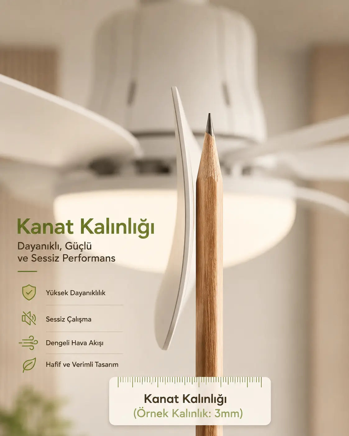 Ventilight Fanlı Led Lamba Pro - Tavan Vantilatörü Dreamview