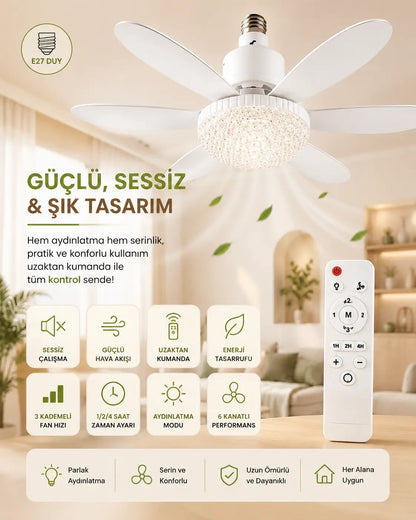 Ventilight Fanlı Led Lamba Pro - Tavan Vantilatörü Dreamview